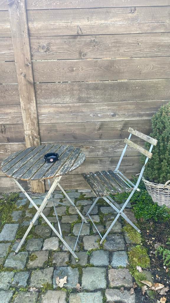 Oude bistro set, Enlèvement, Comme neuf