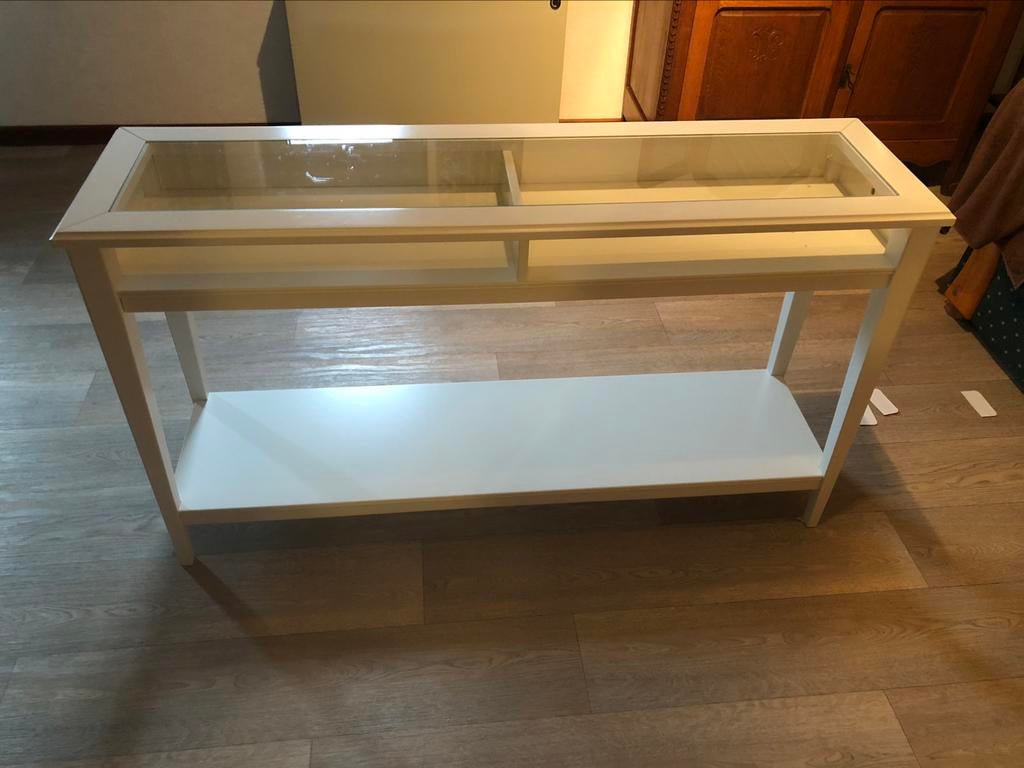 Tafel side tafel, Ophalen, Zo goed als nieuw, Overige houtsoorten, 100 tot 150 cm