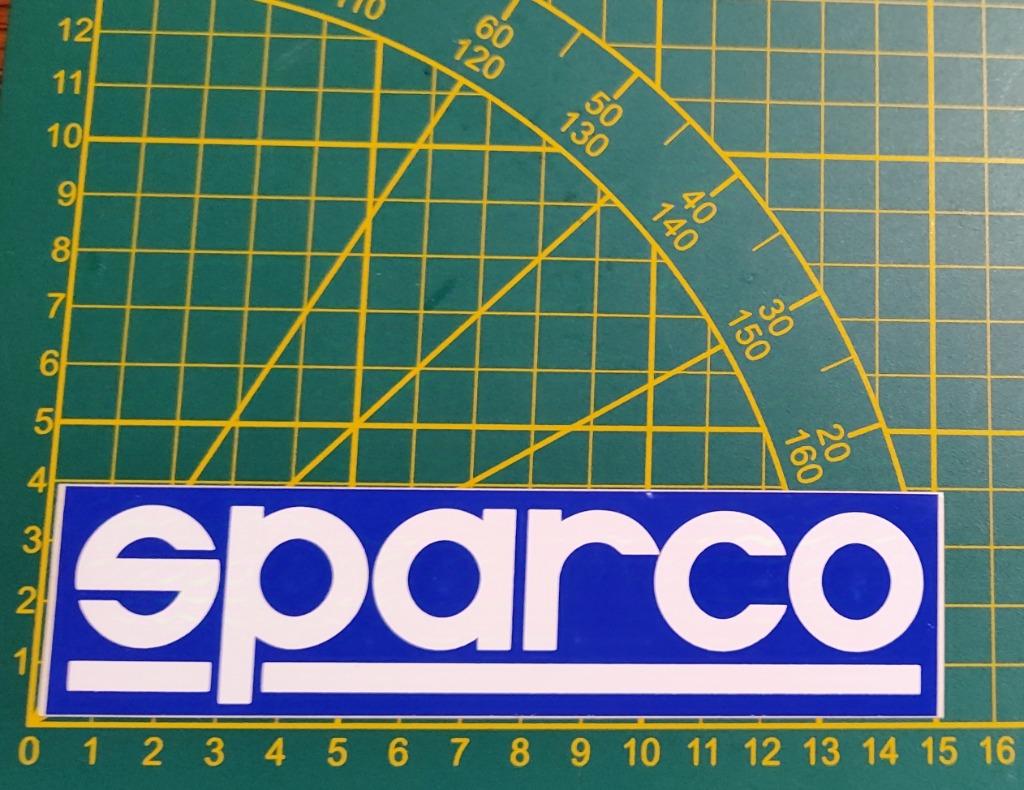 Sticker Sparco Racing Equipment, Verzamelen, Ophalen of Verzenden