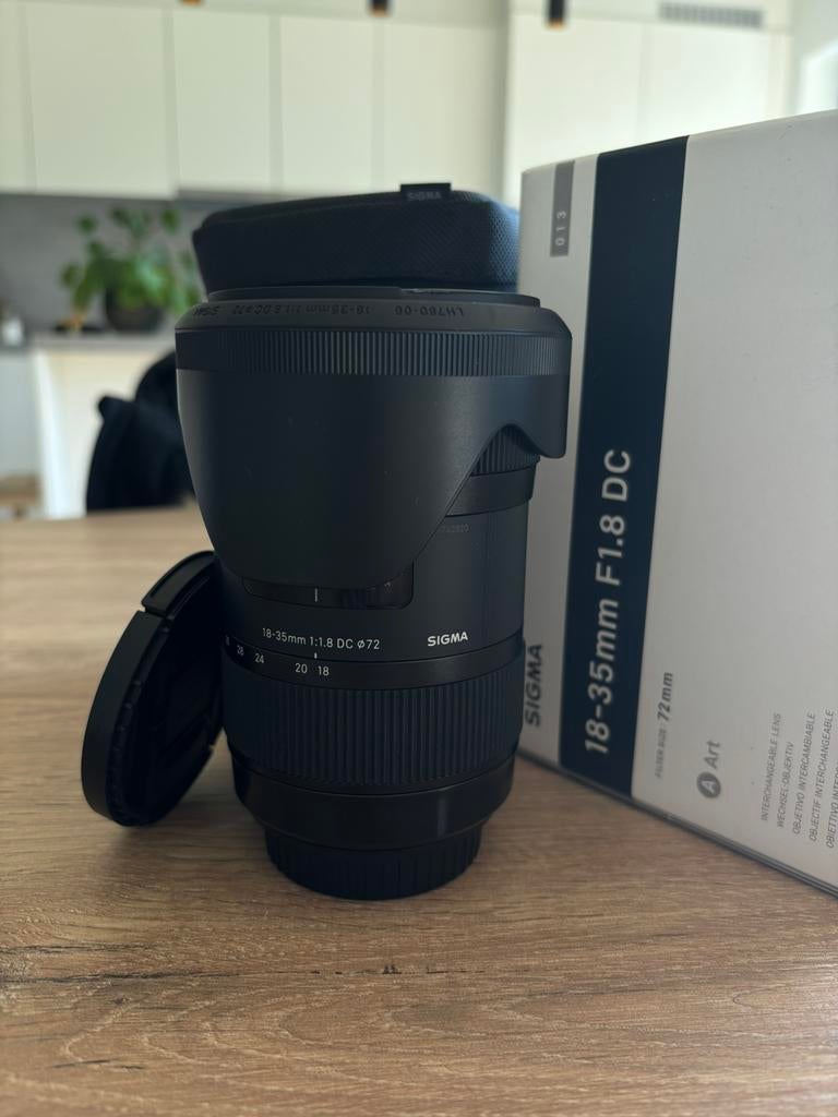 Sigma 18-35mm f1.8 ef-s Canon, Ophalen, Gebruikt