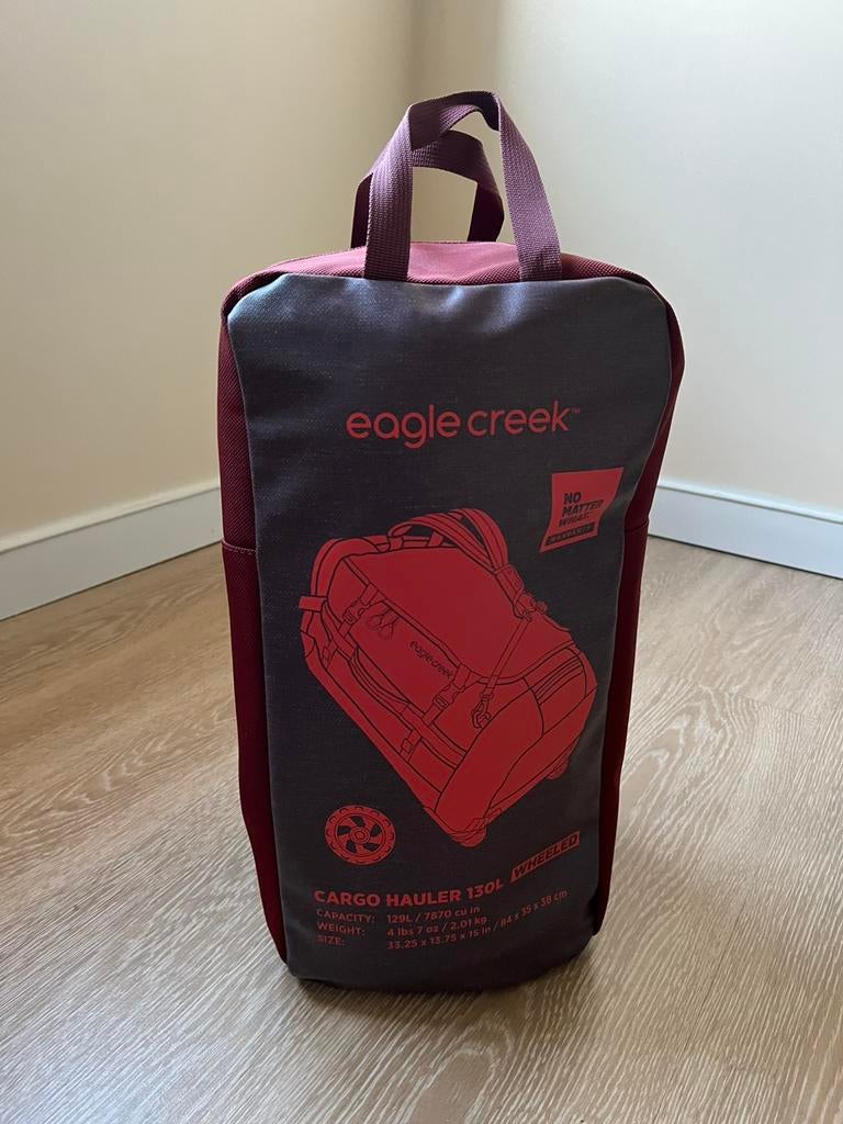 Eagle Creek Trolley Cargo Hauler Wheeled Duffel 130L, 40 cm of meer, Nieuw, 30 tot 45 cm, Waterdicht