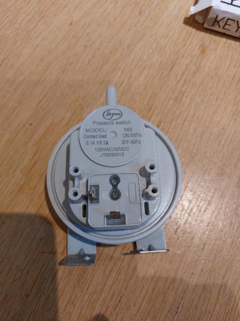 Pressostat poele pellet on 65 Pa off 40 Pa, Enlèvement, Neuf, Autoportant, Poêle à granulés