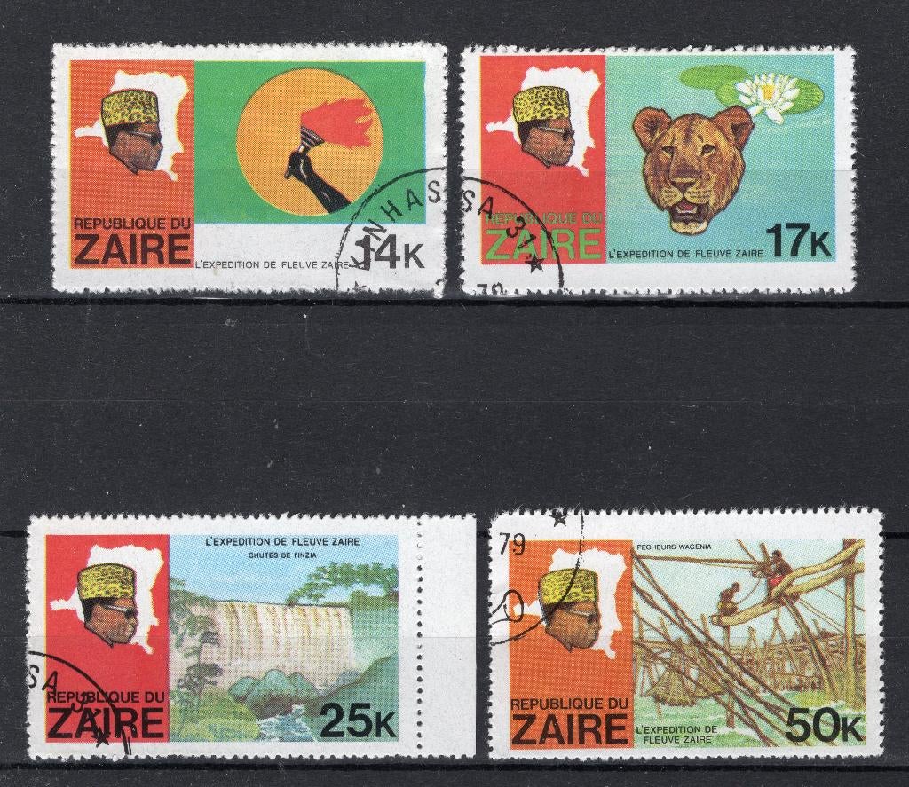 ZAIRE 971/974 estampillé 1979, Enlèvement ou Envoi, Affranchi, Oblitéré