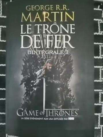 Le trône de fer: L'intégrale 1 Livre grand format  G. Martin, Livres, Envoi