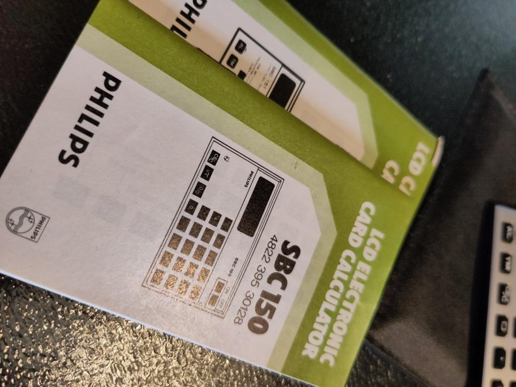 Philips vintage klok rekenmachine, Ophalen of Verzenden, Grafische rekenmachine, Zo goed als nieuw