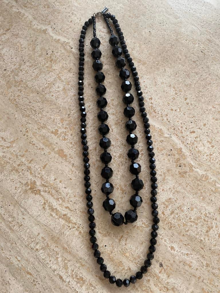 Collier Morgan, Bijoux, Sacs & Beauté, Comme neuf, Noir