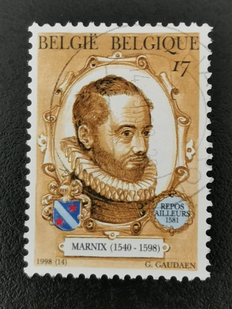 Belgie 1998 - Filips Marnix van Sint-Aldegonde, Ophalen of Verzenden, Gestempeld