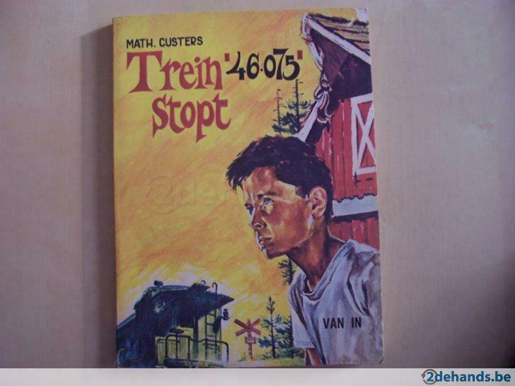 Trein '46-075' stopt, Ophalen of Verzenden, Gelezen, België