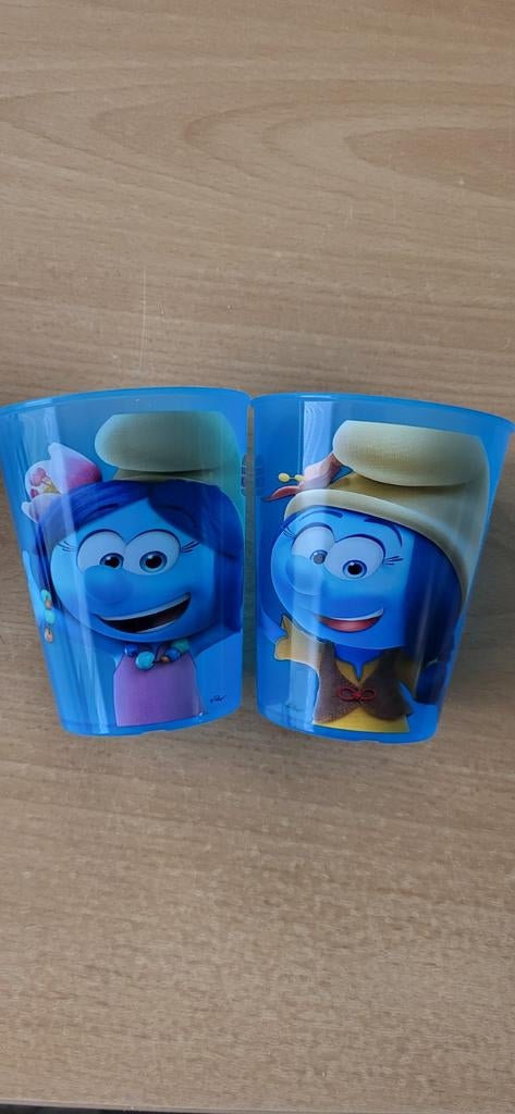 2 tasses Les Schtroumpfs, Burger King, 2022, Enlèvement, Neuf
