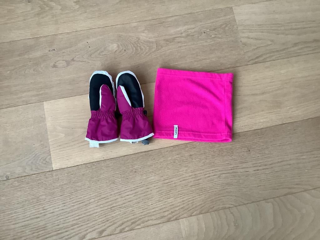 mitaines de ski (4 ans ou wedze) buff (junior, wedze), Enlèvement, Wedze, Fille, Gants