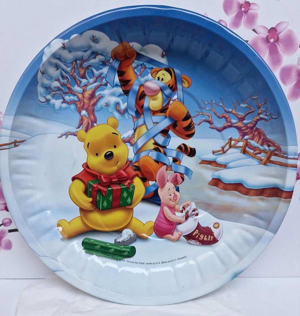 🧡 Plateau en étain Disney Winnie l'ourson,, Collections, Enlèvement ou Envoi, Winnie l'Ourson ou amis, Neuf, Autres types