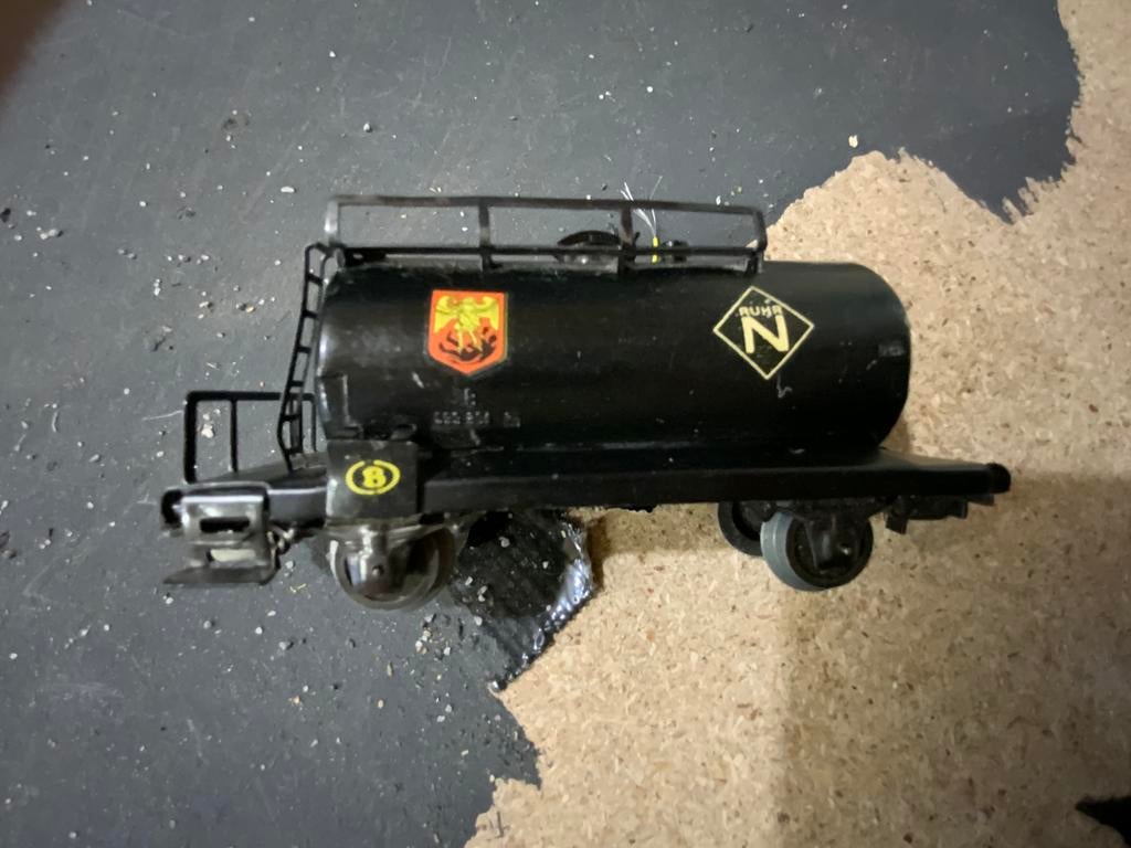 WAGON BELGE MARKLIN COMPLET AVEC RAMBARDES ET SA GUERITE, Enlèvement ou Envoi, Utilisé, Wagon, Märklin
