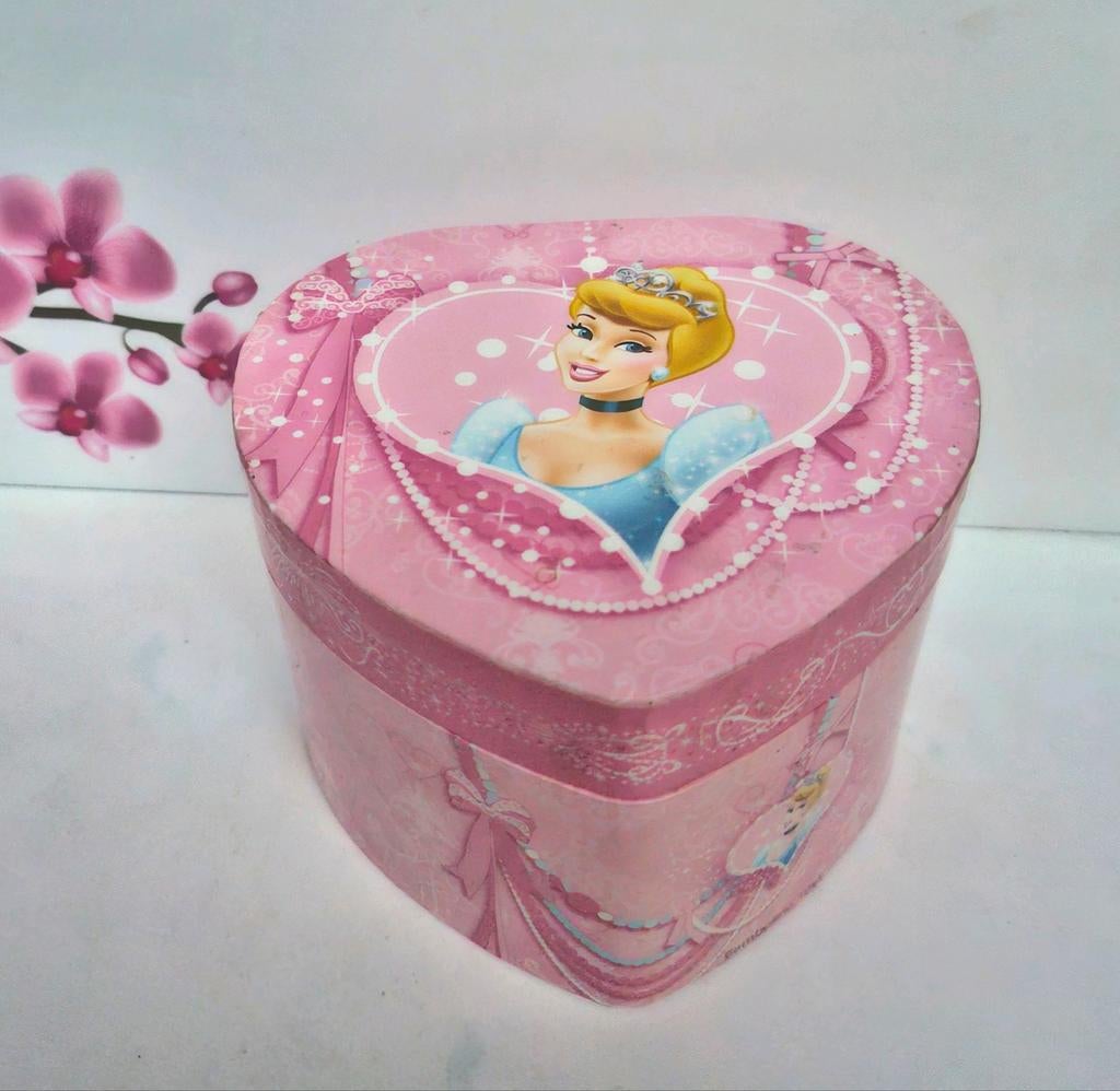 🩷 Boîte à bijoux Disney Music, Enlèvement ou Envoi, Cendrillon ou Belle, Autres types