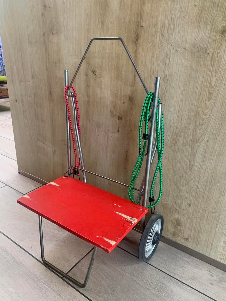 Trolley voor accordeonkoffer, Ophalen, Gebruikt