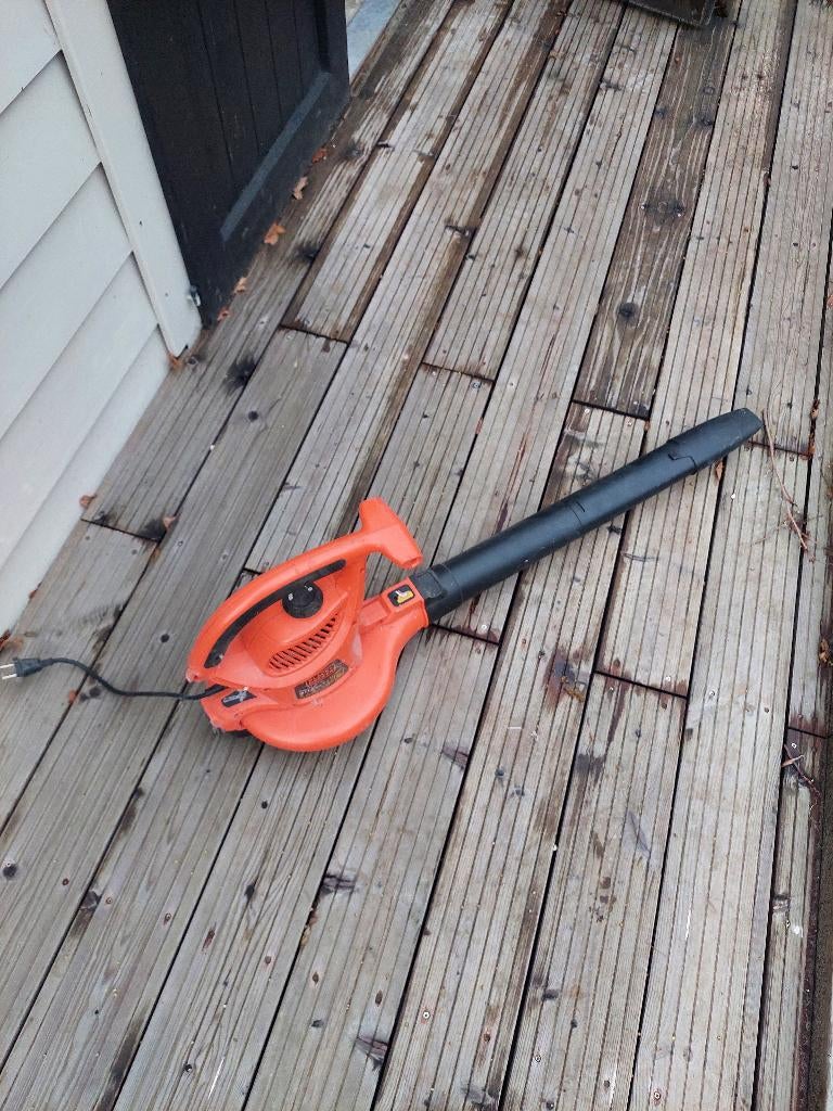 Bladblazer Black &Decker, Tuin en Terras, Bladblazers, Ophalen, Handgedragen, Elektrisch, Black & Decker