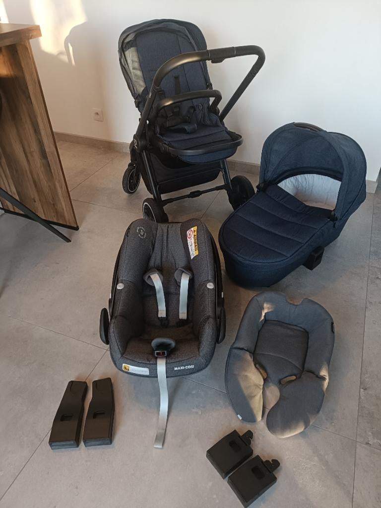 Poussette trio Pericles, 3 en 1 (250 EUR), Enfants & Bébés, Poussettes & Combinaisons, Utilisé, Poussette, Autres marques, Avec siège auto