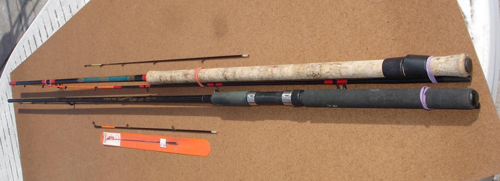 2 pickertjes van 8 ft met topjes. Arca en Ultimate, Ophalen, Gebruikt, Werphengel