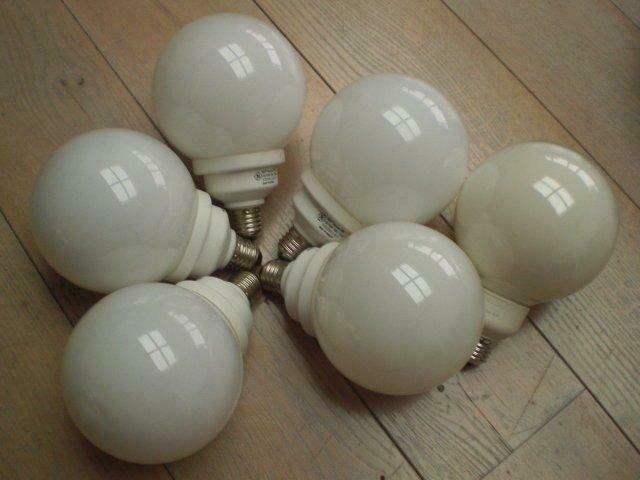 6 Master Globes lampen - grote voet - eco energie - imp, Ophalen, Nieuw