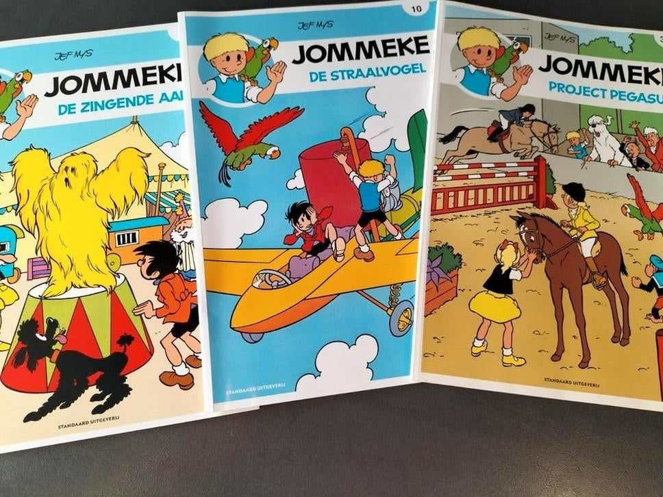 3x strips jommeke, Verzamelen, Ophalen