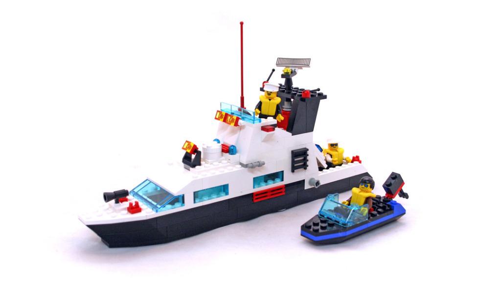 LEGO Classic Town Politie boot 6483 Coastal Patrol, Enlèvement ou Envoi, Comme neuf, Ensemble complet, Lego
