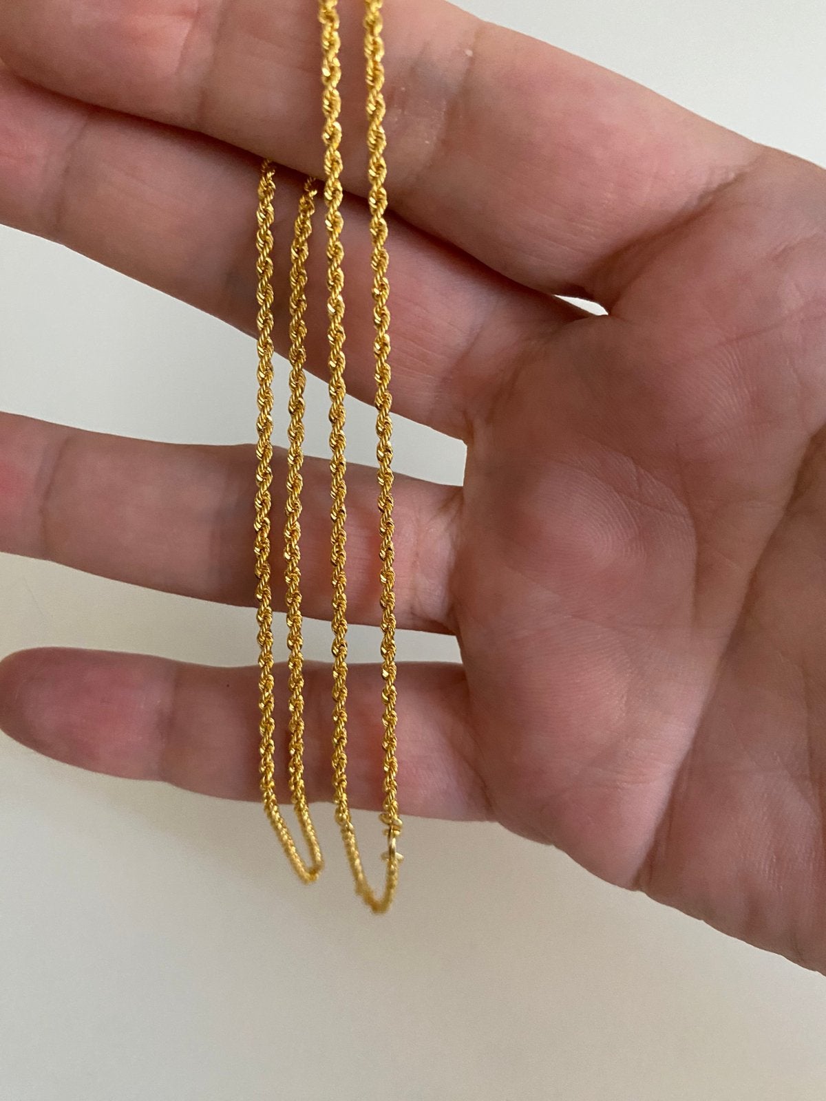 Collier en or 18k, Or, Comme neuf, Or, Enlèvement