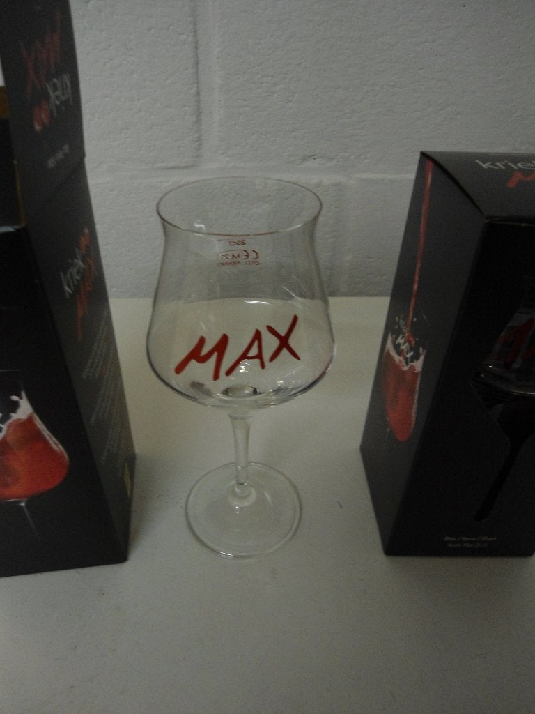 kriek bierglazen allerlei. lindemans, belle-vue, kriek max, Verzamelen, Ophalen of Verzenden, Nieuw