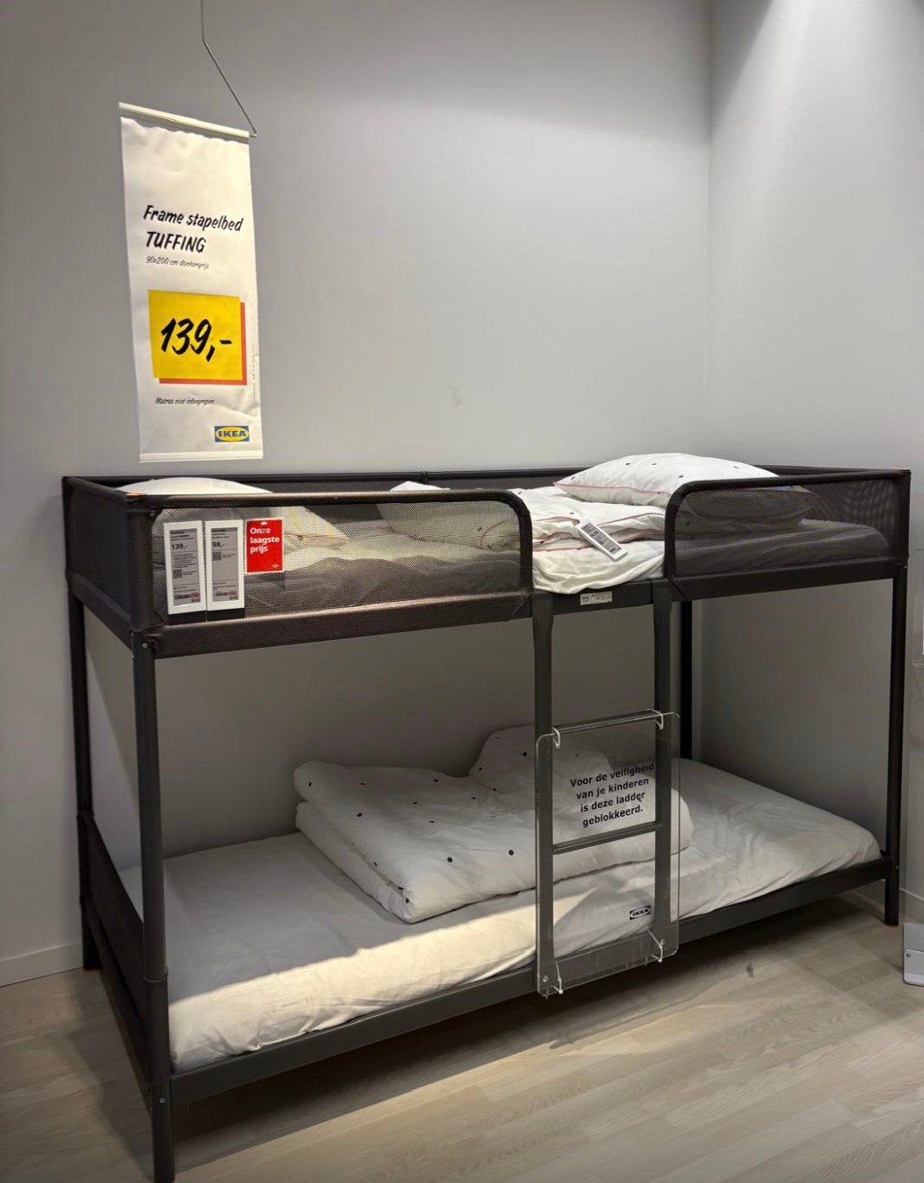 Stapelbed, Ophalen, Zo goed als nieuw