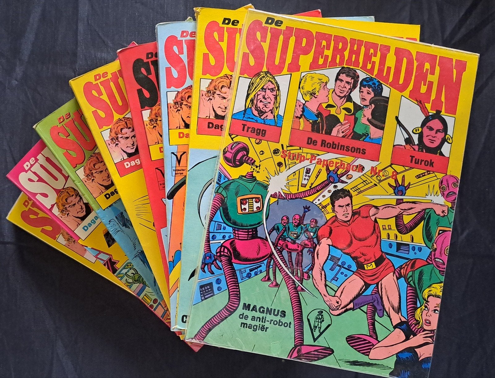 Superhelden strip paperbacks Volledige reeks, Ophalen of Verzenden