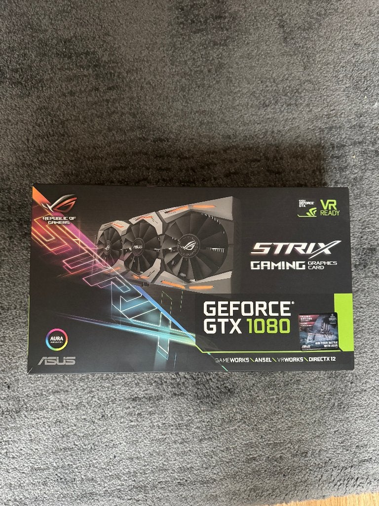 Asus ROG Strix Geforce GTX 1080 8GB, Ophalen, Gebruikt, Nvidia