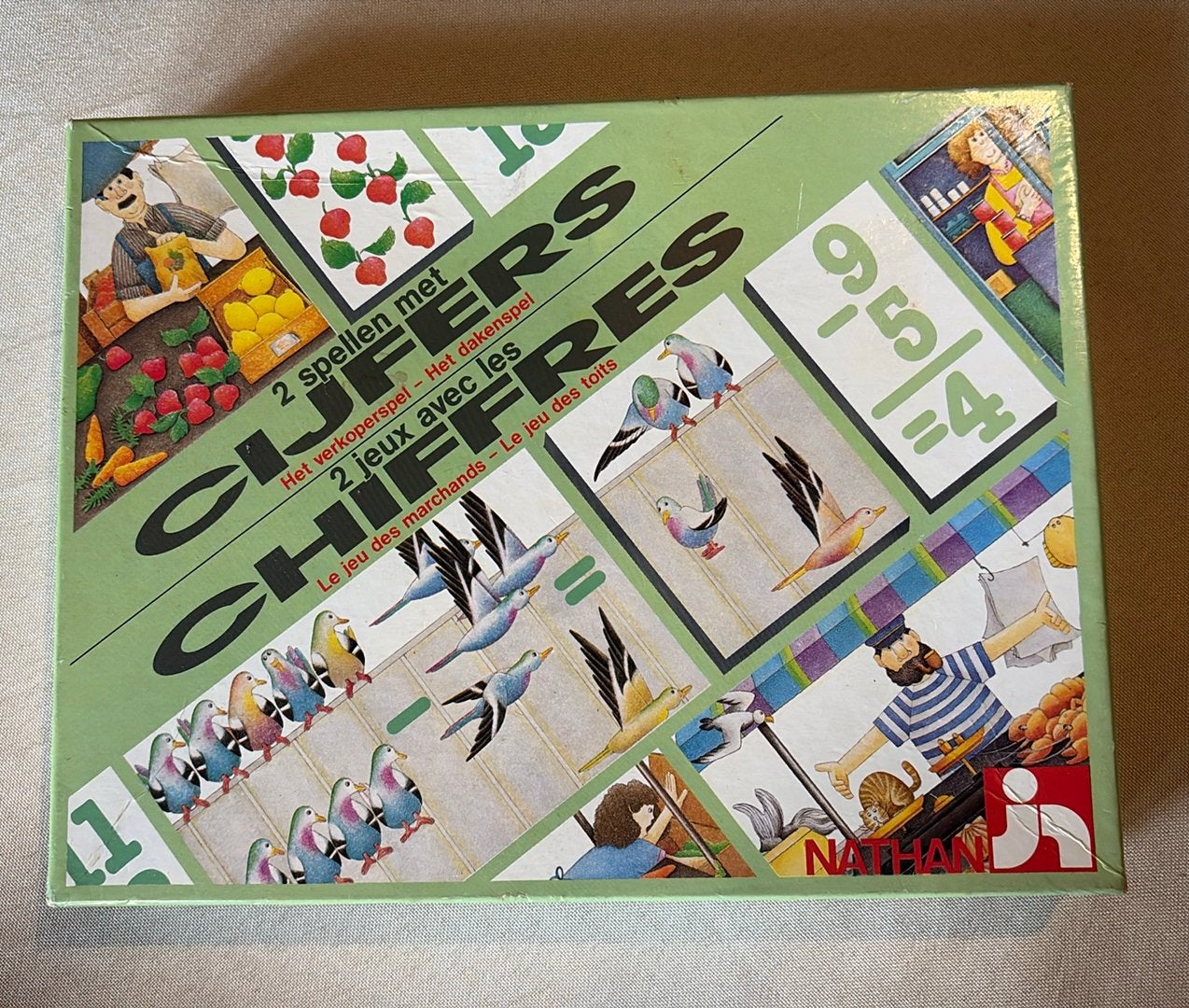 Vintage Nathan Educatief Spel, Ophalen of Verzenden, Zo goed als nieuw