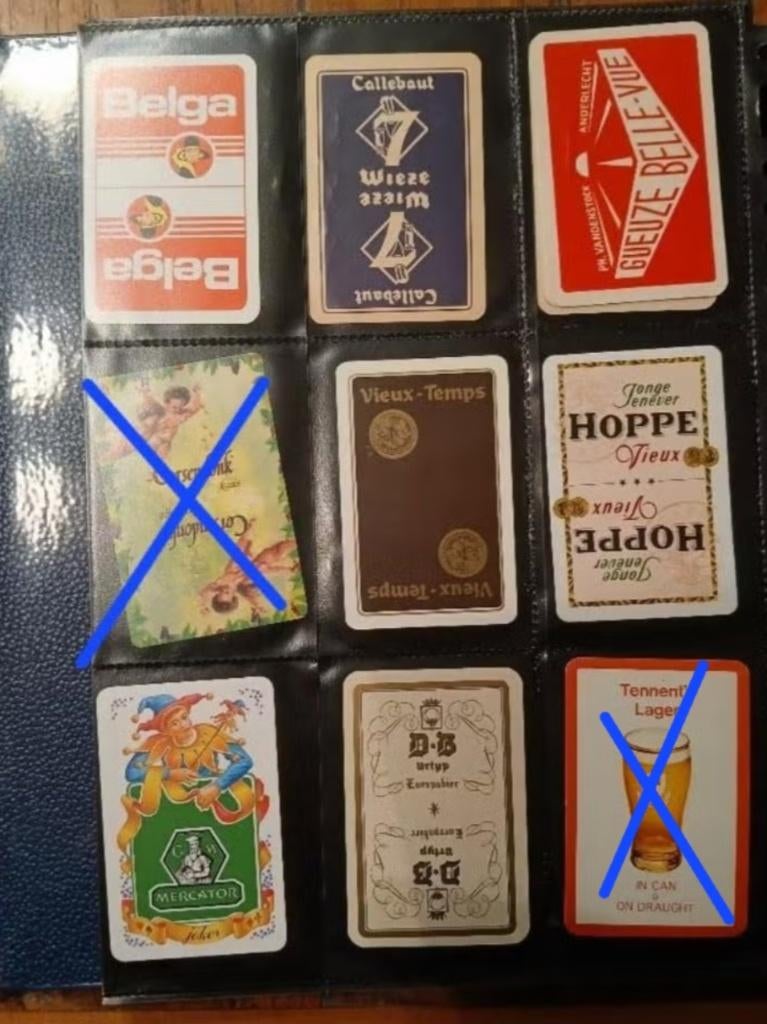 Cartes à jouer, bières, Envoi