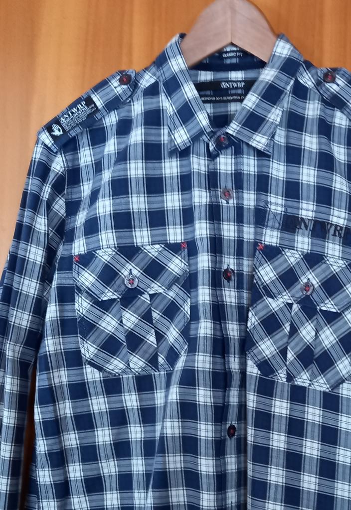 Hemd Antwrp, Kleding | Heren, Overhemden, Nieuw, Halswijdte 41/42 (L), Blauw, Ophalen of Verzenden