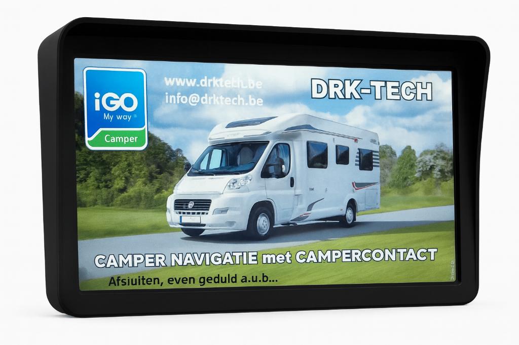 9” Camper / Truck / Auto GPS Navigatiesysteem.BLUETOOTH-AVIN, Caravans en Kamperen, Info@drktech.be, Oosterwennel 35 Genk, Nieuw