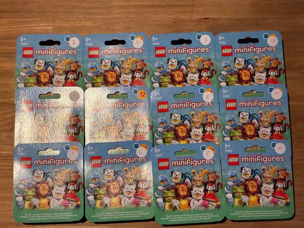 Lego minifiguren serie 28 Dierenkostuums 71051, Kinderen en Baby's, Ophalen of Verzenden, Nieuw, Complete set, Lego