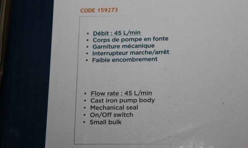 Pompe a carburant 230V 40L/M RENSON, Autos : Pièces & Accessoires, Enlèvement ou Envoi, Neuf