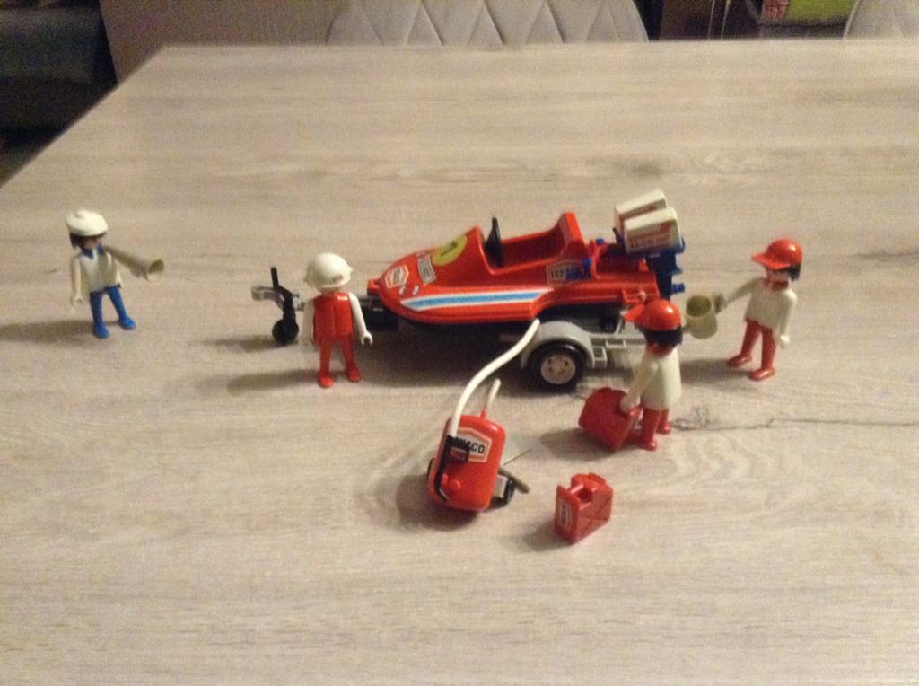 Playmobil system vintage raceboot speelset, Ophalen of Verzenden, Gebruikt, Complete set