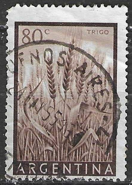 Argentine 1954/1959 - Yvert 547 - Blé (ST), Envoi, Affranchi
