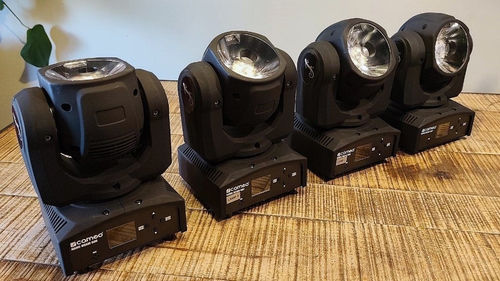Cameo Nanobeam 600, Enlèvement, Comme neuf, Lumières, Commande sonore