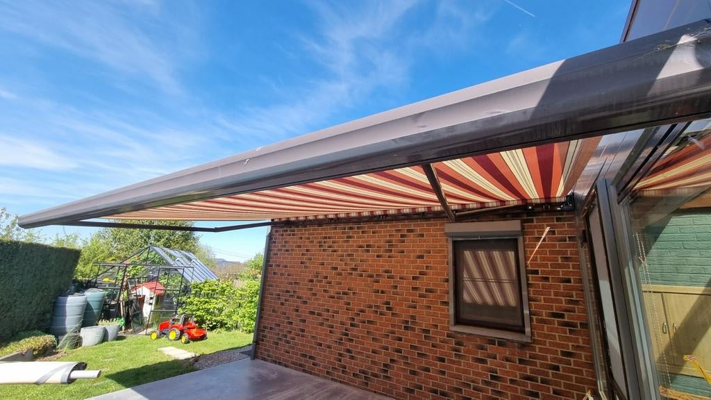 Marquise tente solaire electrique, Enlèvement