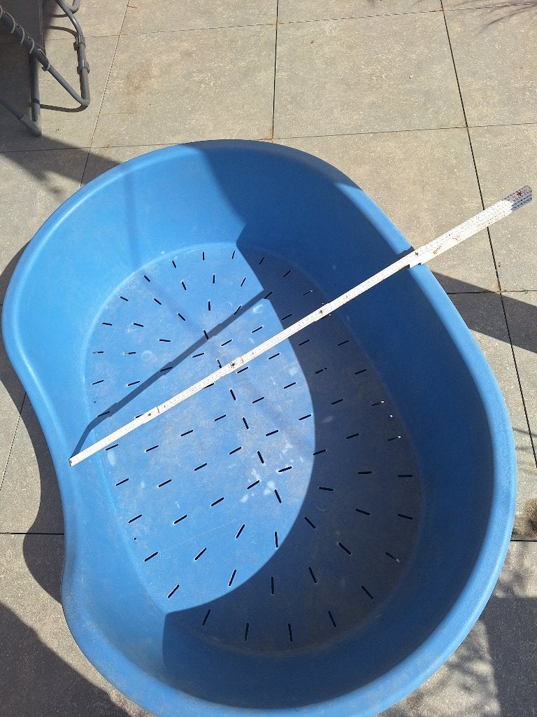 (zeer) grote hondenmand 110x77 blauwe kleur, weersbestendig, Dieren en Toebehoren, Hondenmanden, Ophalen, Gebruikt, Polyester