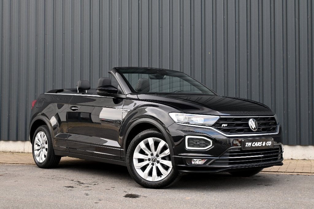Vw T-roc R-line Cabrio 1.5TSI DSG, LED, ACC, Leder, DAB, Cam, Autos, Cuir, Phares entièrement LED, Achat, Entreprise