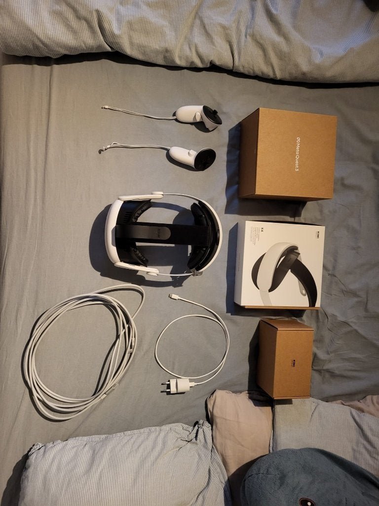 Meta Quest 3 512GB + KIWI accessoires + PCVR Link Cable, Games en Spelcomputers, Ophalen, Zo goed als nieuw, VR-bril, Overige platformen