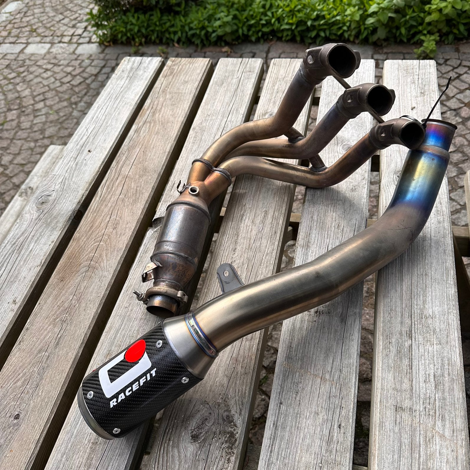 Racefit uitlaat Triumph 765rs, Particulier