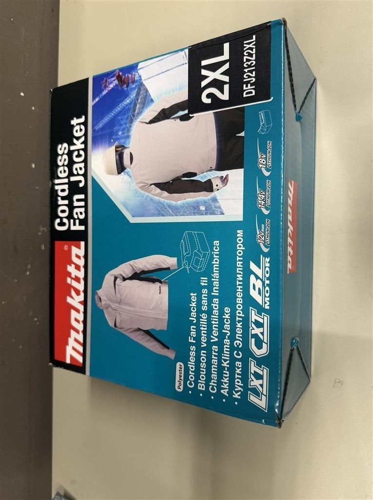 jas met fan - Makita DFJ213Z2XL 10.8V CXT to 18V LXT Li-ion, Kleding | Heren, Jassen | Zomer, Ophalen of Verzenden, Nieuw