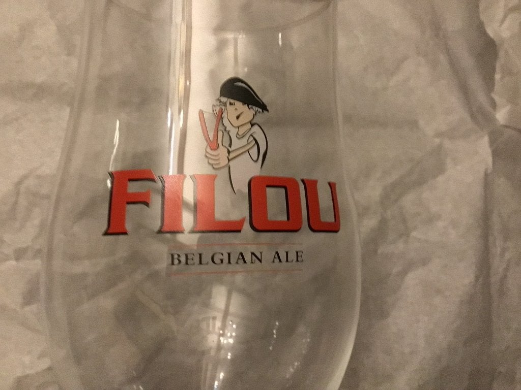 6 verres à bière Filou Belgian Ale sur pieds, Enlèvement ou Envoi, Neuf