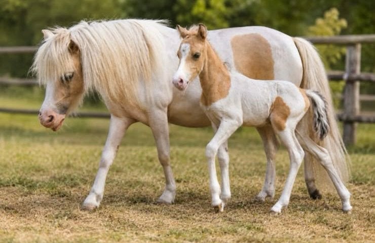 Speciaal miniatuurpaard merrieveulentje, Dieren en Toebehoren, Merrie