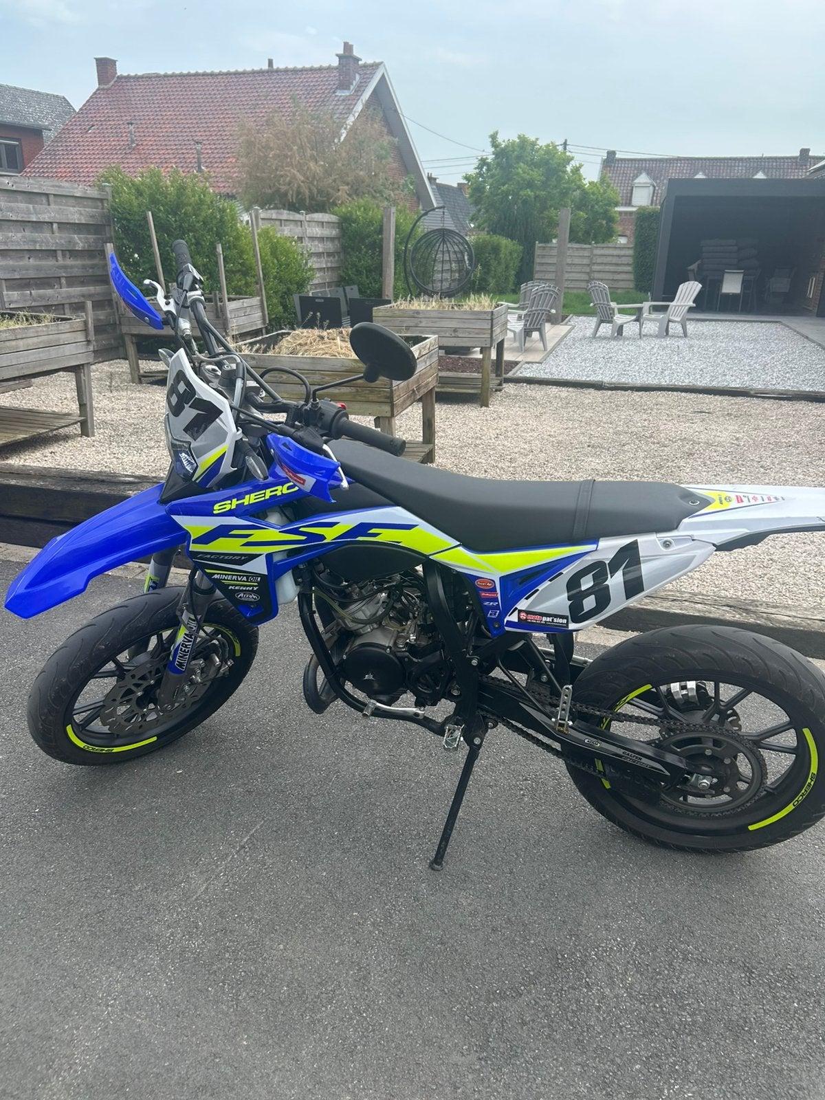 Sherco FSE 50cc Super motard, Zo goed als nieuw, 50 cc, 5 versnellingen, Ophalen