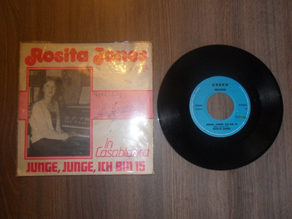 Rosita Jones - Junge junge ich bin 15, Cd's en Dvd's, Vinyl | Nederlandstalig, Ophalen of Verzenden, Gebruikt, 7 inch, Pop