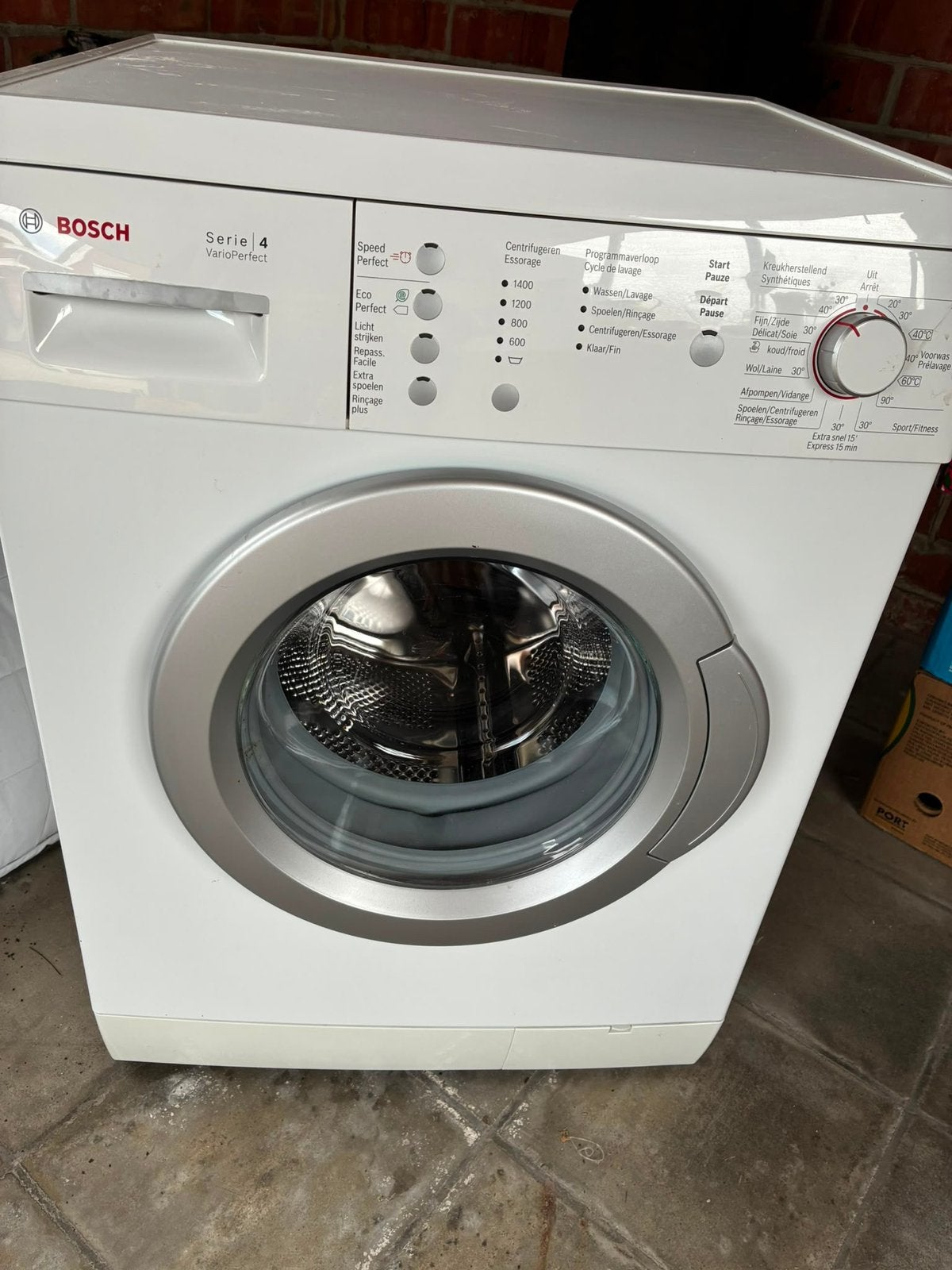 Wasmachine Bosch Serie 4 Vario perfect, Elektronische apparatuur, Ophalen, Gebruikt