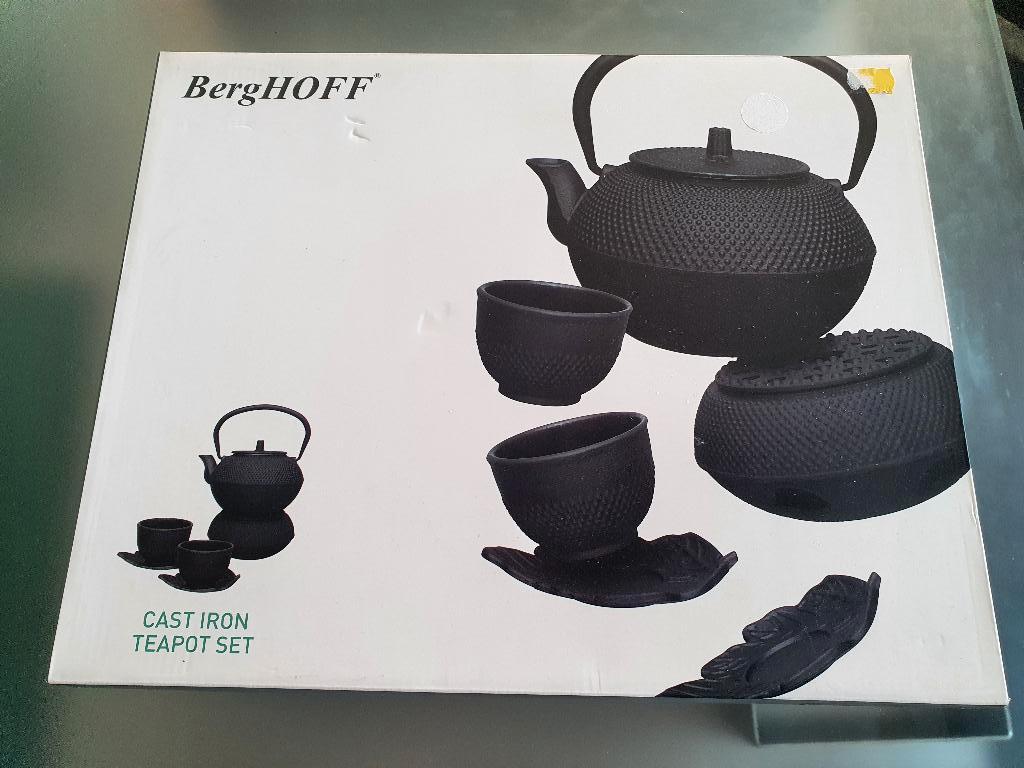 Berghoff gietijzer theeset, Overige materialen, Nieuw, Ophalen of Verzenden, Overige stijlen